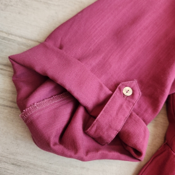 Westbound Women's Mini Dress XL Burgundy Red Tiered Babydoll Relaxed Fit A-line - Picture 7 of 12